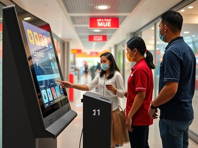 Physical Queue Management Kiosk