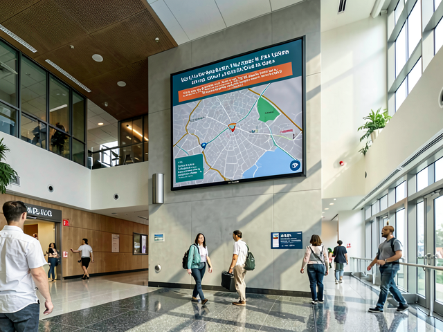 digital signage solution for hospital