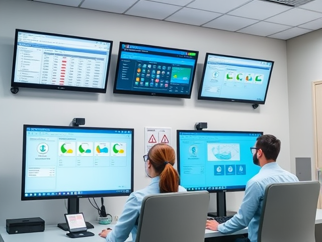 Centralised hospital queue management system dashboard