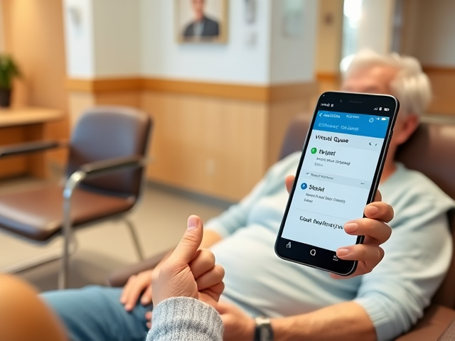 Virtual patient queue system for hospitals