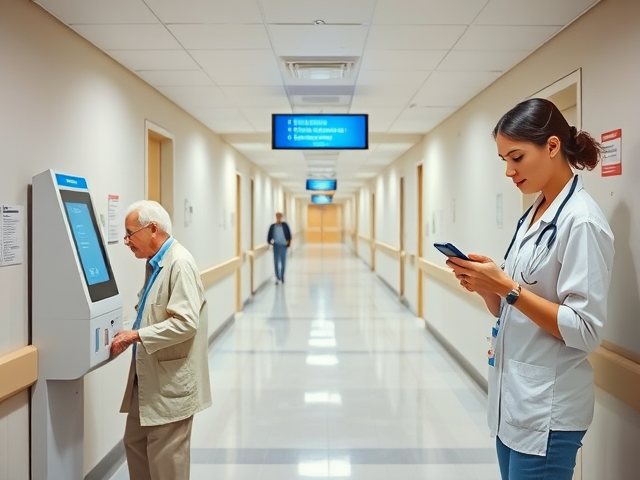 Hybrid queue system for healthcare