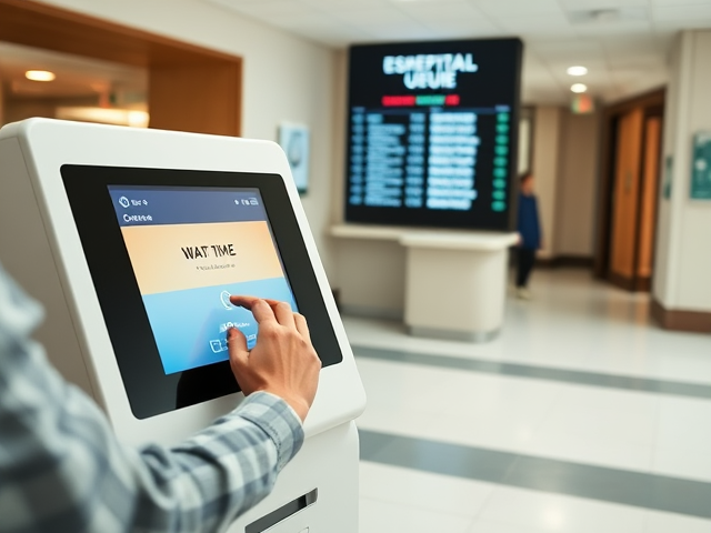 Physical queue management in hospital