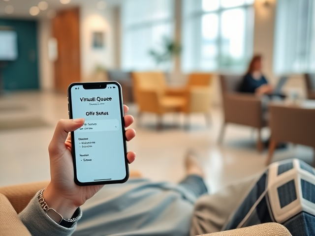 Virtual queue system for patients