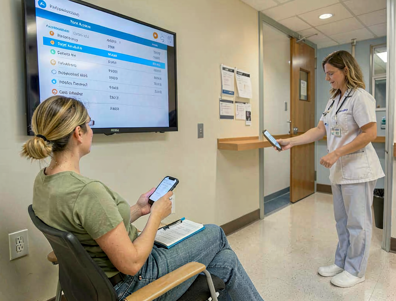 Benefits of Digital and Physical Queue Integration in Healthcare