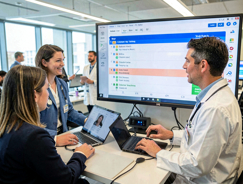 Implementing Hybrid Queue Management System for Hospital