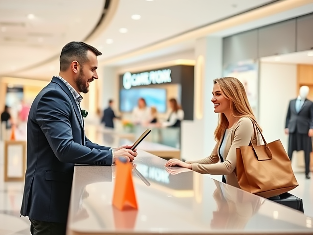 Efficient Crowd Management in Shopping Centres
