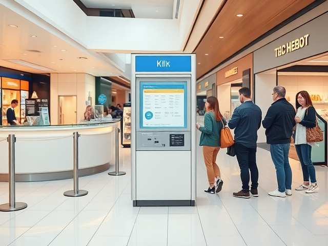 Physical Queue System for Shopping Centres