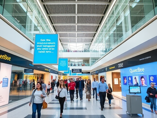 QueueBee Queue Management System for Shopping Centres