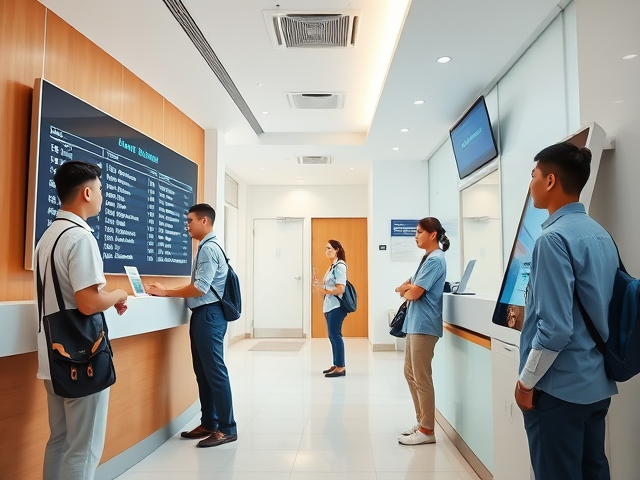 Self check-in queue system for Malaysian clinics