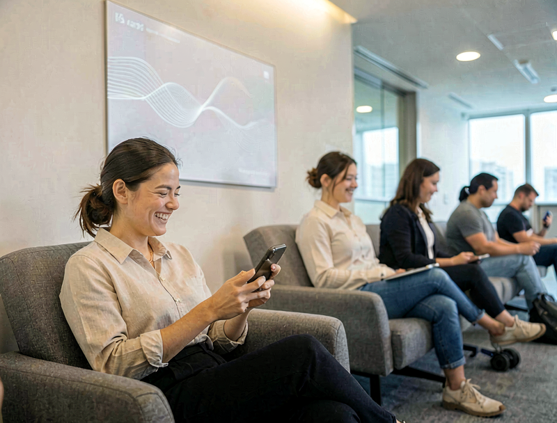 Reduced patient wait times with clinic e-ticket system