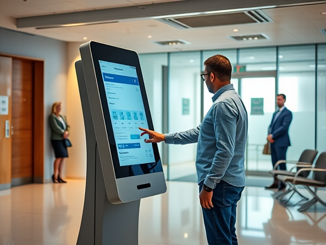 Digital Kiosk Queue Registration