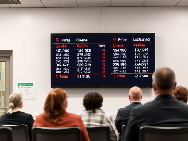 Real-Time Queue Status Display
